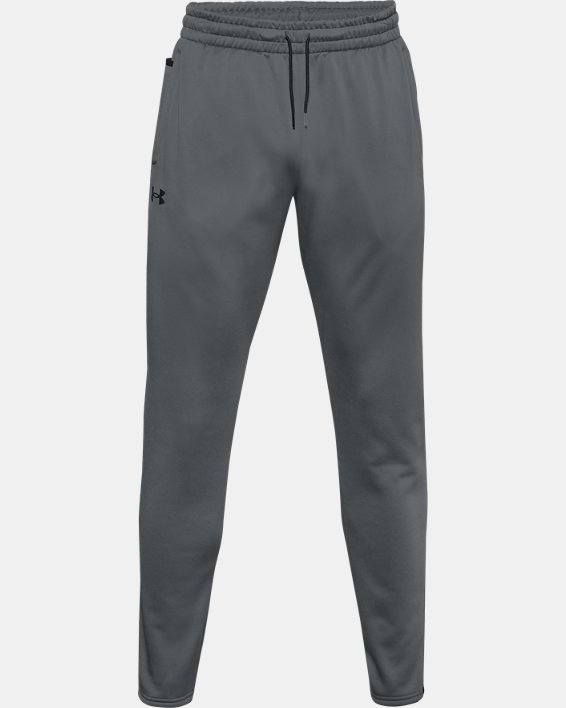 Men's Armour Fleece® Pants, Gray, pdpMainDesktop image number 4